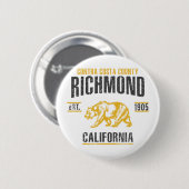 Richmond Ronde Button 5,7 Cm (Voorkant /achterkant)