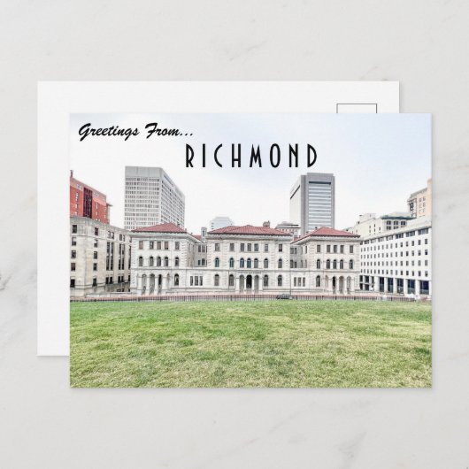 Richmond Skyline Briefkaart (Voorkant / Achterkant)