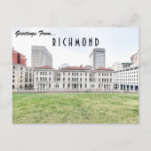 Richmond Skyline Briefkaart (Voorkant)
