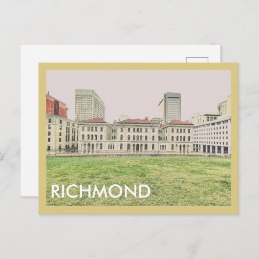 Richmond Skyline Briefkaart (Voorkant / Achterkant)