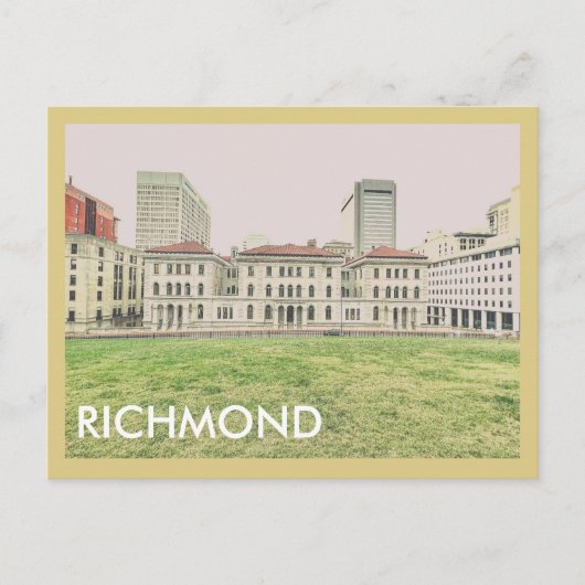 Richmond Skyline Briefkaart (Voorkant)