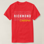 Richmond stad Californië Richmond CA T-shirt (Design voorkant)