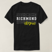 Richmond stad Virginia Richmond VA T-shirt (Design voorkant)