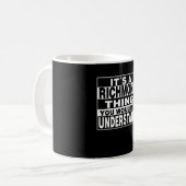 RICHMOND Surname Personalized Gift Koffiemok (Voorkant links)