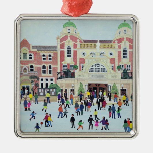 Richmond Theater London Metalen Ornament (Voorkant)