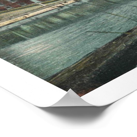 Richmond VA, 1909 Libby Prison,  geïnspireerd Poster (Hoek)