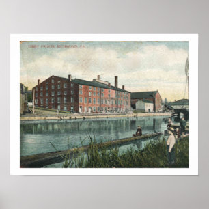 Richmond VA, 1909 Libby Prison,  geïnspireerd Poster