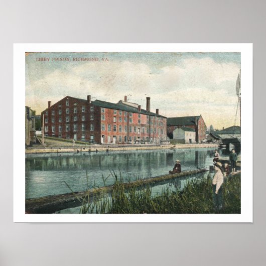 Richmond VA, 1909 Libby Prison,  geïnspireerd Poster (Voorkant)