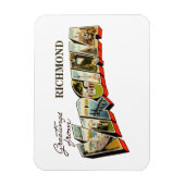Richmond VA 1 Magneet (Verticaal)