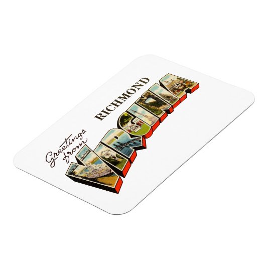 Richmond VA 1 Magneet (Linkerzijde)
