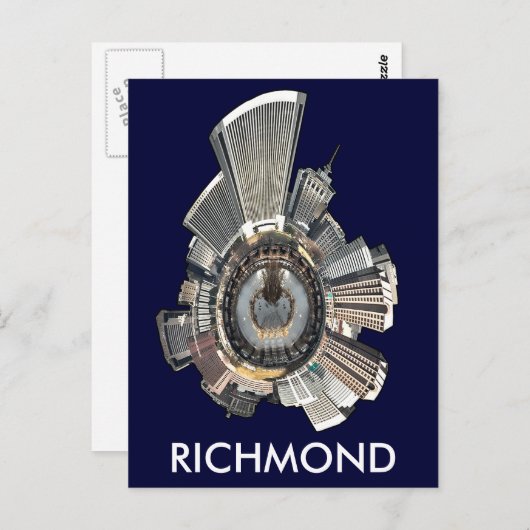 RICHMOND VA BRIEFKAART (Voorkant / Achterkant)