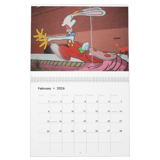 Richmond VA Photo Walkabouts Art Wall Edition Kalender (Feb 2026)