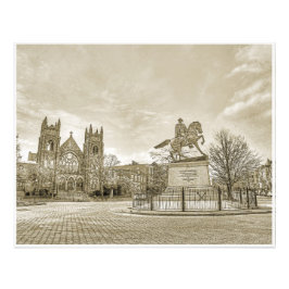 Richmond VA Virginia JEB Stuart Monument Foto Afdruk