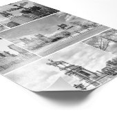 Richmond VA Virginia Monuments Collage Foto Afdruk (Hoek)