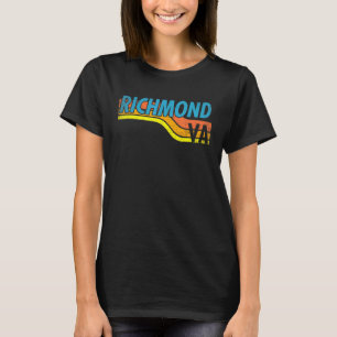 Richmond Virginia  70s 80s Retro Style Mannen T-shirt