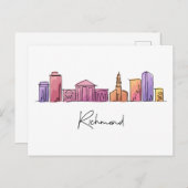Richmond VIRGINIA Briefkaart (Voorkant / Achterkant)