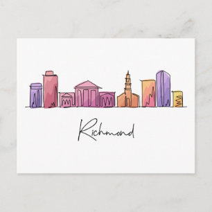 Richmond VIRGINIA Briefkaart