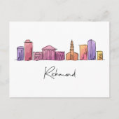 Richmond VIRGINIA Briefkaart (Voorkant)