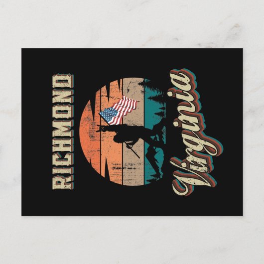 Richmond Virginia Briefkaart (Voorkant)