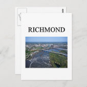 RICHMOND virginia Briefkaart (Voorkant / Achterkant)