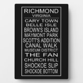 Richmond Virginia Bus Roll Fotoplaat (voorkant)