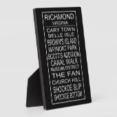 Richmond Virginia Bus Roll Fotoplaat (Zijkant)