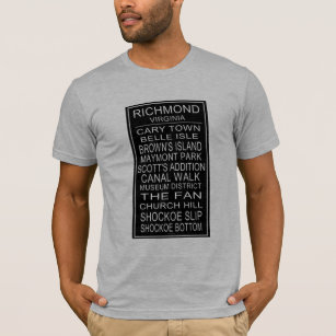 Richmond Virginia Bus Roll T-shirt