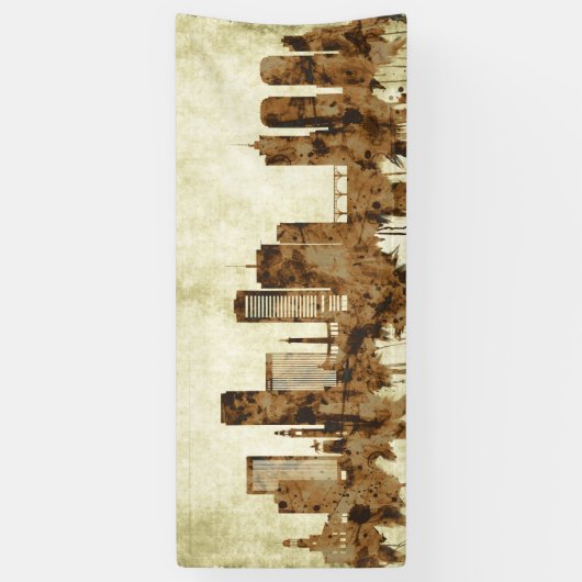 Richmond Virginia Cityscape Spandoek (Verticaal)