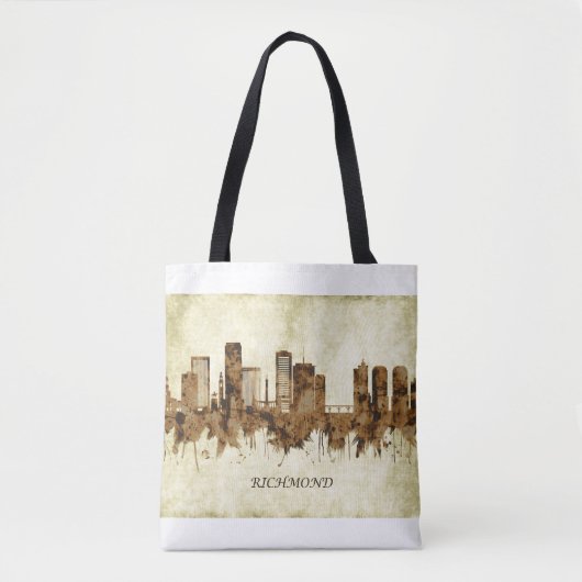 Richmond Virginia Cityscape Tote Bag (Voorkant)