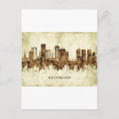Richmond Virginia Cityscape Uitnodiging Briefkaart (Voorkant)