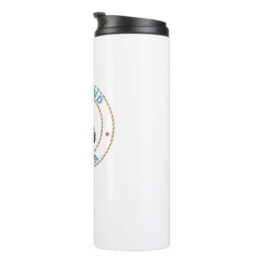 Richmond Virginia Colonial Thermosbeker (Geroteerd rechts)