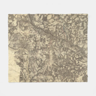 Richmond, Virginia Fleece Deken