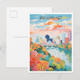 Richmond Virginia Kunst Reizen Briefkaart