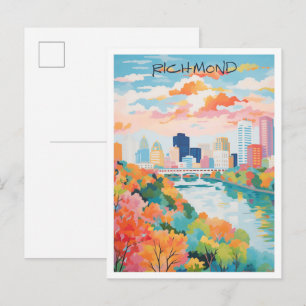 Richmond Virginia Kunst Reizen Briefkaart