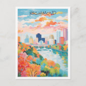 Richmond Virginia Kunst Reizen Briefkaart (Voorkant)