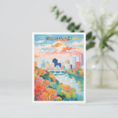 Richmond Virginia Kunst Reizen Briefkaart (Staand voorkant)