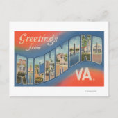 Richmond, Virginia - Large Letter Scenes 4 Briefkaart (Voorkant)