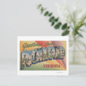 Richmond, Virginia - Large Letter Scenes Briefkaart (Staand voorkant)