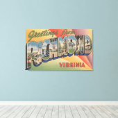 Richmond, Virginia - Large Letter Scenes Canvas Afdruk (Insitu (Houten vloer))