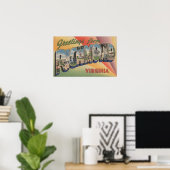 Richmond, Virginia - Large Letter Scenes Poster (Thuiskantoor)