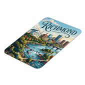 Richmond, Virginia Magneet (Linkerzijde)
