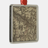 Richmond, Virginia Metalen Ornament (Rechts)