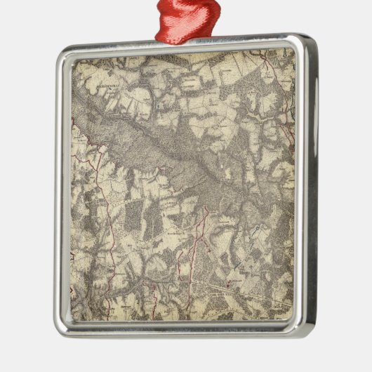 Richmond, Virginia Metalen Ornament (Links)