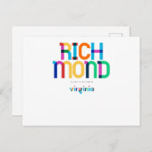 Richmond Virginia Mid Century, Pop Art, Briefkaart (Voorkant / Achterkant)
