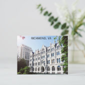 Richmond Virginia Old City Hall Travel Foto Briefkaart (Staand voorkant)