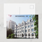 Richmond Virginia Old City Hall Travel Foto Briefkaart (Voorkant / Achterkant)