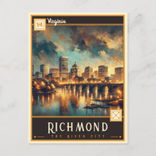 Richmond, Virginia Oude ansichtkaart Briefkaart