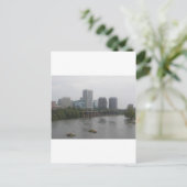 Richmond Virginia Skyline Briefkaart (Staand voorkant)