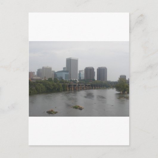 Richmond Virginia Skyline Briefkaart (Voorkant)