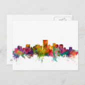 Richmond Virginia Skyline Briefkaart (Voorkant / Achterkant)